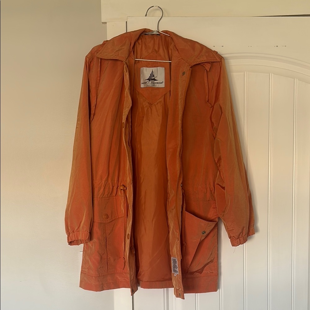 Orange Hooded Jacket